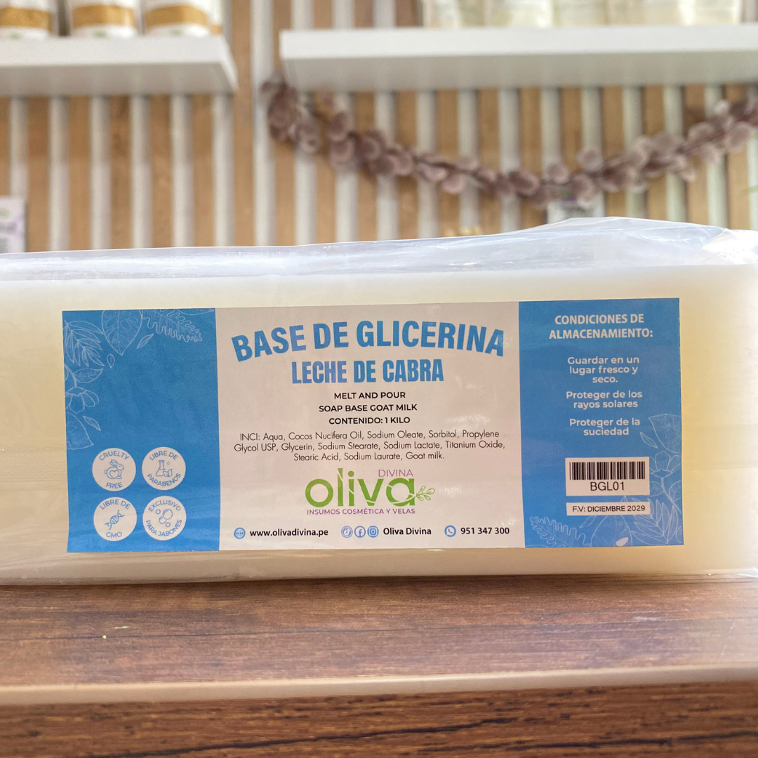 BASE DE GLICERINA LECHE DE CABRA - Imagen 2