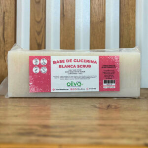 BASE DE GLICERINA BLANCA EXFOLIANTE DE COCO