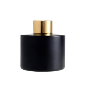 DIFUSOR 125 ML MATE NEGRO T/DORADA