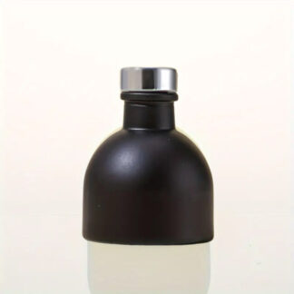 DIFUSOR VIDRIO NEGRO 50ML T/PLATA