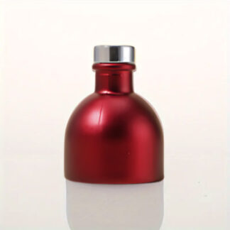 DIFUSOR VIDRIO ROJO 50ML T/PLATA