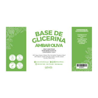 BASE DE GLICERINA AMBAR OLIVA