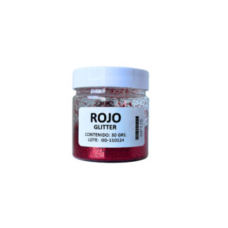 GLITTER ROJO