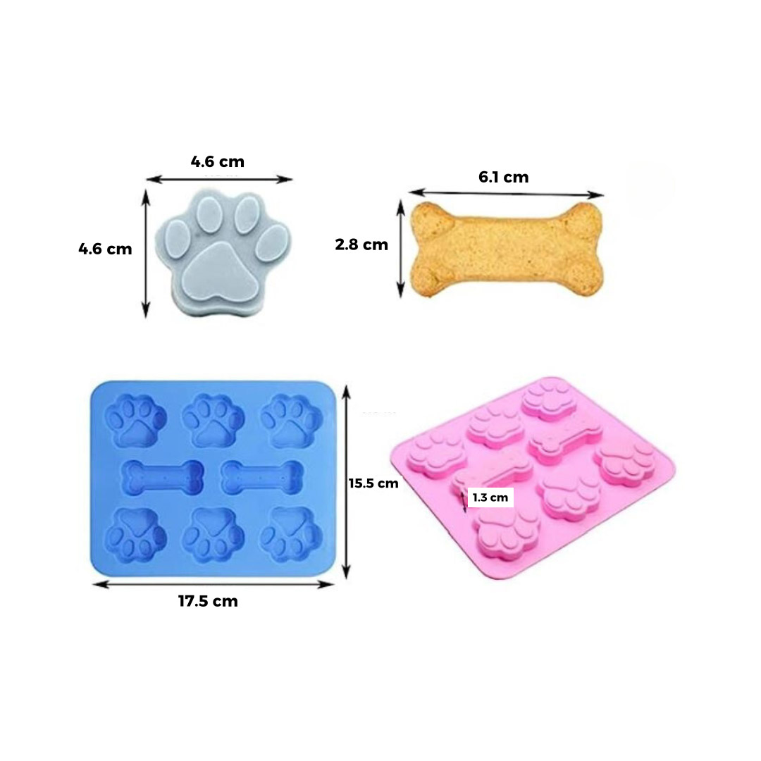 MOLDE HUELLA HUESO DOG - Imagen 2