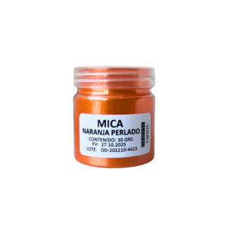 MICA - NARANJA PERLADO