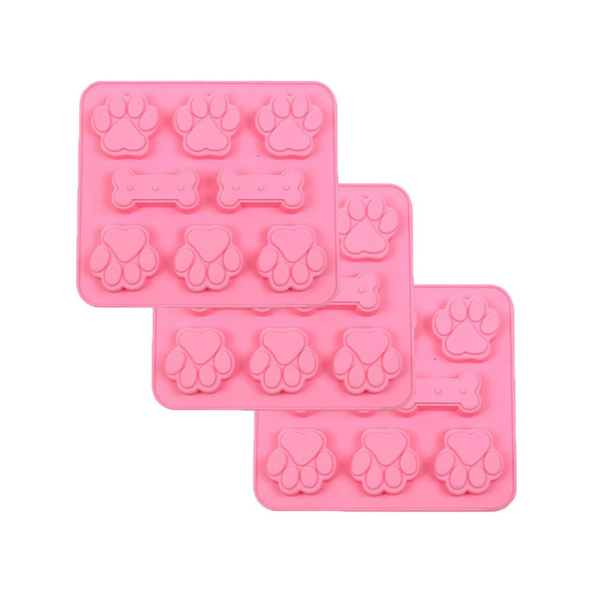 MOLDE HUELLA HUESO DOG