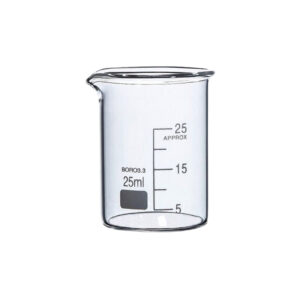 VASO DE PRECIPITACIÓN 25ML. DE VIDRIO