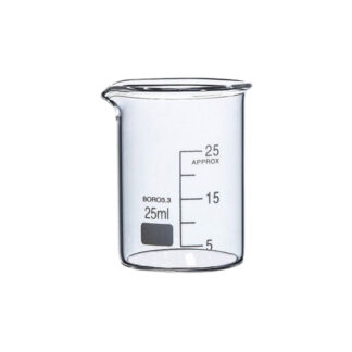 VASO DE PRECIPITACIÓN 25ML. DE VIDRIO
