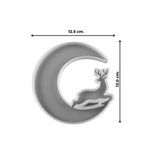 VENADO LUNA BANDEJA MOLDE