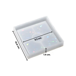 CUADRADO CON BORDE MOLDE CEMENTO/RESINA 2D