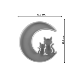 GATO LUNA BANDEJA MOLDE