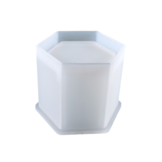 HEXÁGONO MOLDE CEMENTO/RESINA 3D