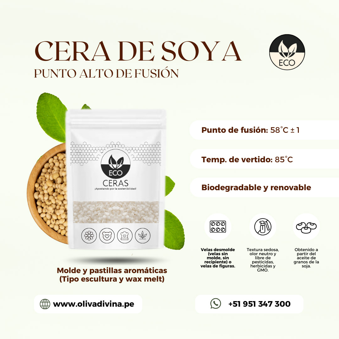 CERA DE SOYA ECO - ALTO PUNTO DE FUSION