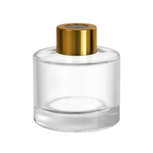 DIFUSOR VIDRIO 120ML T/DORADA