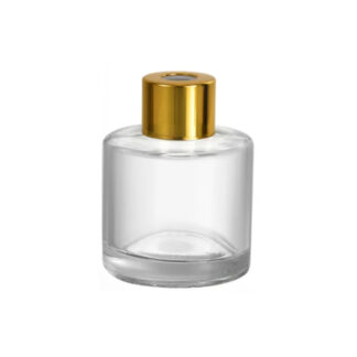 DIFUSOR VIDRIO 80ML T/DORADA