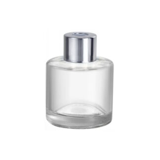 DIFUSOR VIDRIO 80ML T/PLATEADA
