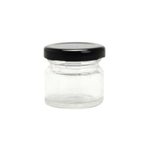 FRASCO DE VIDRIO T/NEGRA - 30ML
