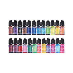 KIT 24 COLORANTE LIQUIDO 10 ML VELAS Y JABONE