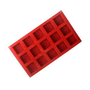 MOLDE JABON 15 CAVIDADES FLORES