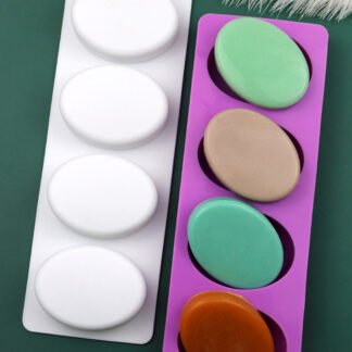 MOLDE SILICONA OVALADO X 4