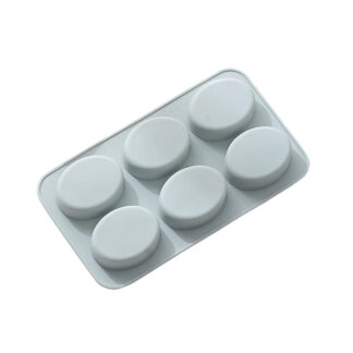 OVALADO JABÓN X 6 CAVIDADES - MOLDE