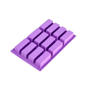 RECTANGULAR JABON X 12 CAVIDADES - MOLDE