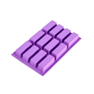 RECTANGULAR JABON X 12 CAVIDADES - MOLDE