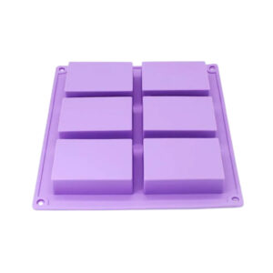 RECTANGULAR JABON X 6 CAVIDADES - MOLDE