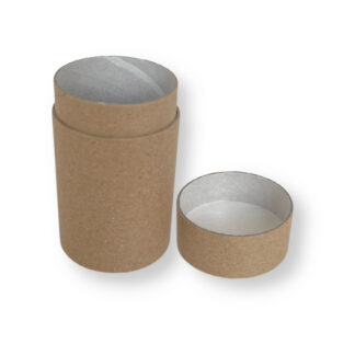 TUBO DE CARTÓN KRAFT - PUSH UP - 50 GRAMOS APROX