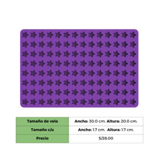 WAX MELTS ESTRELLA X 112 CAVIDADES