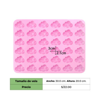 WAX MELTS NUBES X 36 CAVIDADES