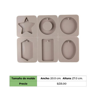COLGANTE 6 PATRONES - MOLDE