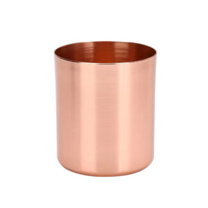 VASO ALUMINIO ROSE GOLD ENVASE DE 350ML Dia. 8.0cm x 9.0cm