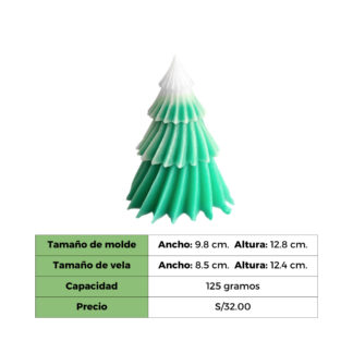 ÁRBOL GEOMÉTRICO NAVIDAD - MOLDE