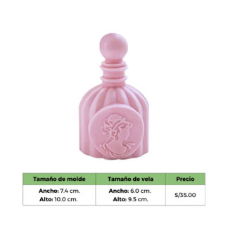 BOTELLA DE PERFUME MOLDE