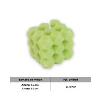 CUBO 9 CUADRICULAS -  MOLDE