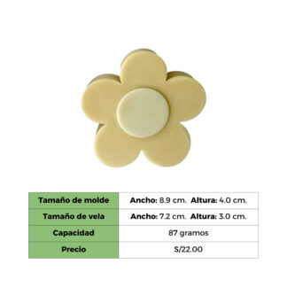 FLOR 5 HOJAS MOLDE