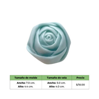 FLOR MOLDE CEMENTO/RESINA 2D