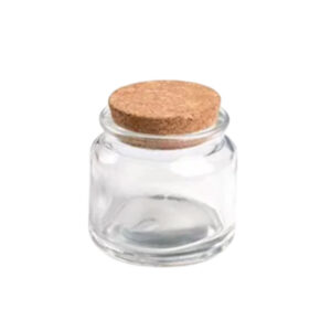 FRASCO TRANSPARENTE 200ML T/CORCHO