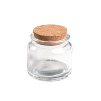 FRASCO TRANSPARENTE 200ML T/CORCHO