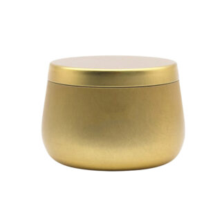 LATA PARA VELA DORADO Dia. 7.5cm. x Alt. 5.1cm.