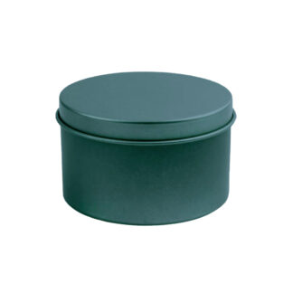 LATA PARA VELA VERDE Dia. 6.5cm. x Alt. 4.0cm