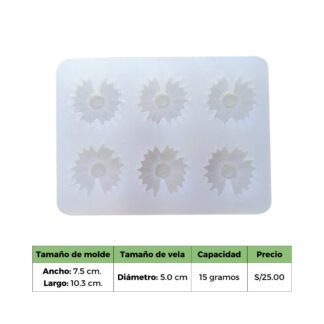 MARGARITA PLANCHA X 6 MOLDE