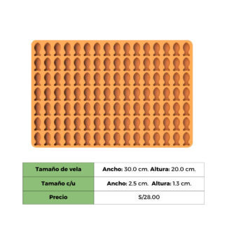 WAX MELTS PESCADO X 112 CAVIDADES