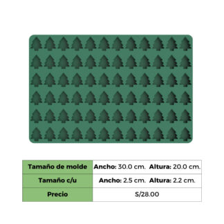 WAX MELTS ARBOL NAVIDAD TIPO 2 X 72 CAV.