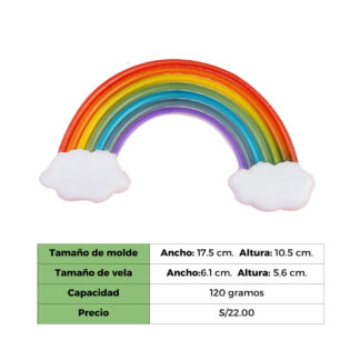 NUBE ARCOÍRIS MOLDE