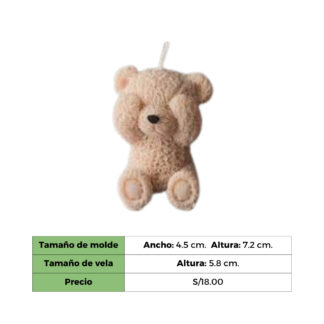 OSO OJOS CUBIERTOS - MOLDE