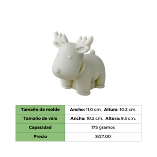 VENADO 3D MOLDE