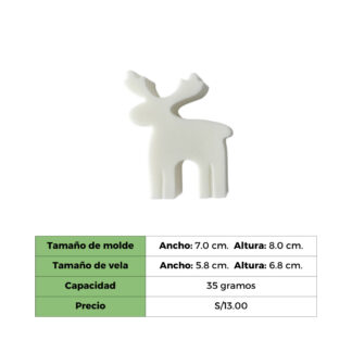 VENADO PLANO CHICO - MOLDE