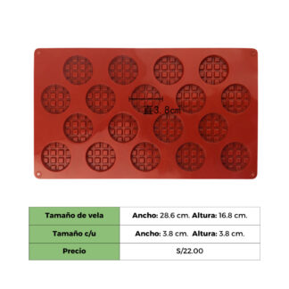 WAX MELTS WAFFLES X 18 CAVIDADES